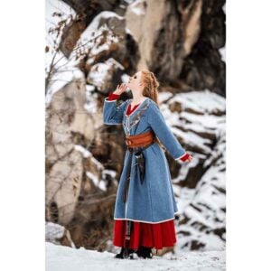 Skadi Viking Birka Coat - Dove Blue