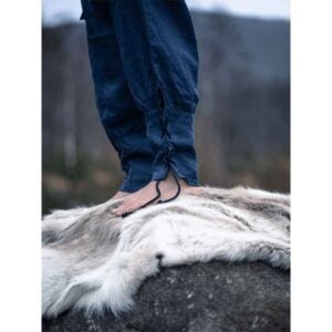 Wodan Viking Linen Trousers - Dark Blue