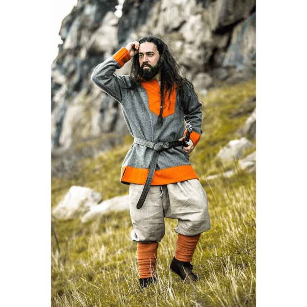 Wodan Viking Linen Trousers - Stone Grey