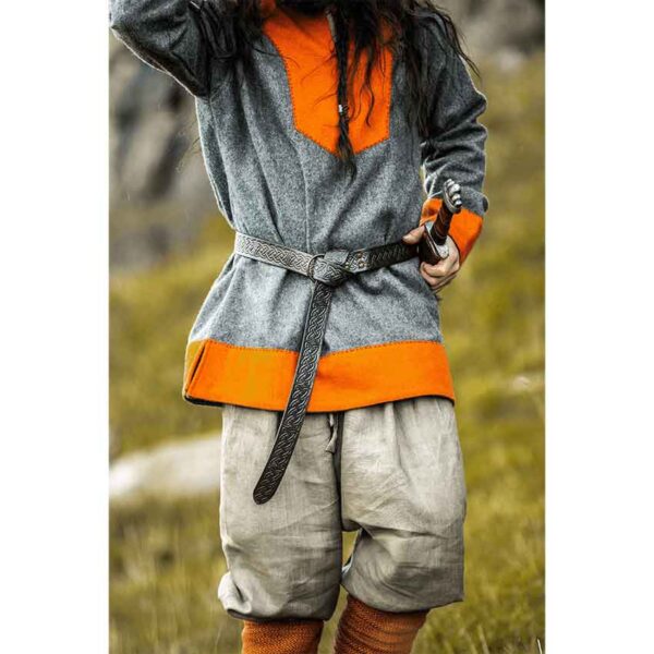 Wodan Viking Linen Trousers - Stone Grey