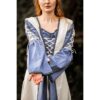 Amalia Medieval Dress - Natural/Blue