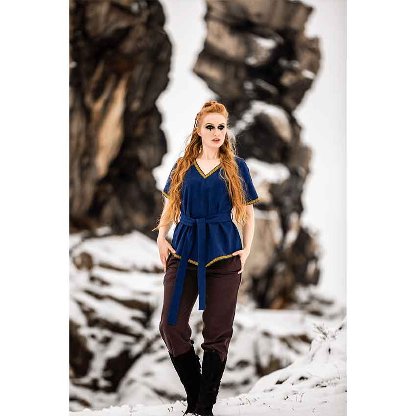 Matilda Womens Viking Tunic - Blue