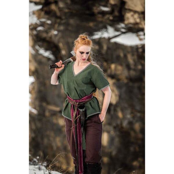 Matilda Womens Viking Tunic - Green