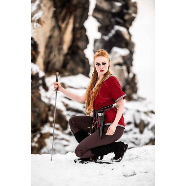 Matilda Womens Viking Tunic - Red