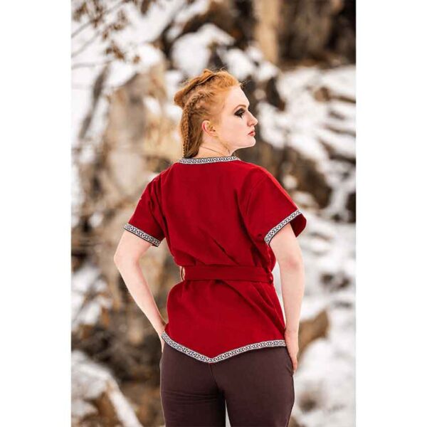 Matilda Womens Viking Tunic - Red