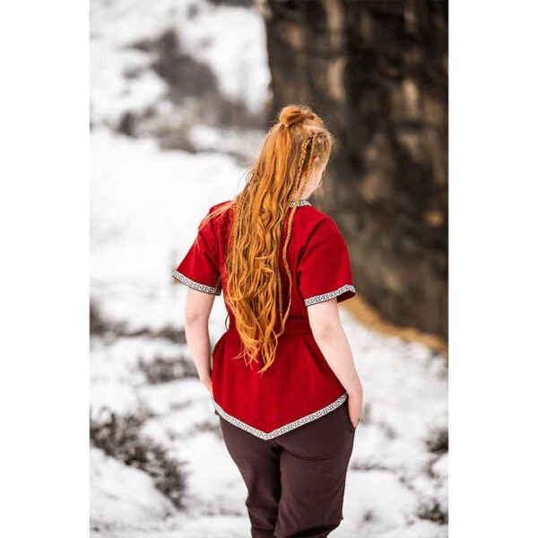 Matilda Womens Viking Tunic - Red