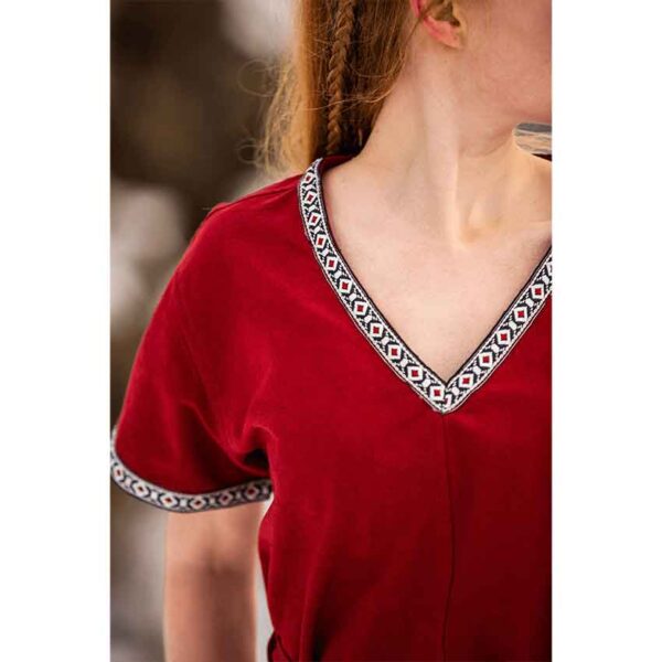 Matilda Womens Viking Tunic - Red