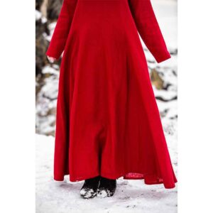 Anna Linen Viking Dress - Red