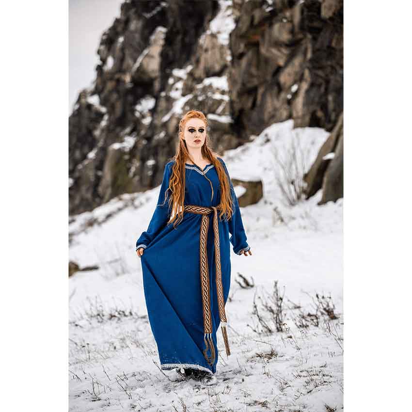Brigida Viking Dress – Blue