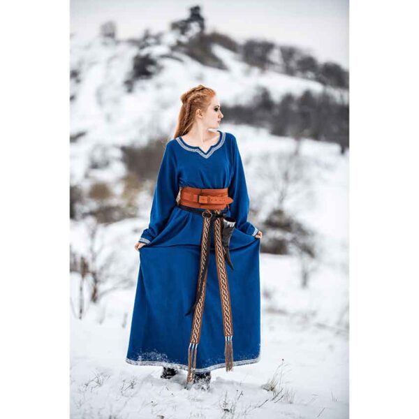 Brigida Viking Dress – Blue