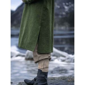 Snorri Urnes Embroidered Viking Tunic - Green