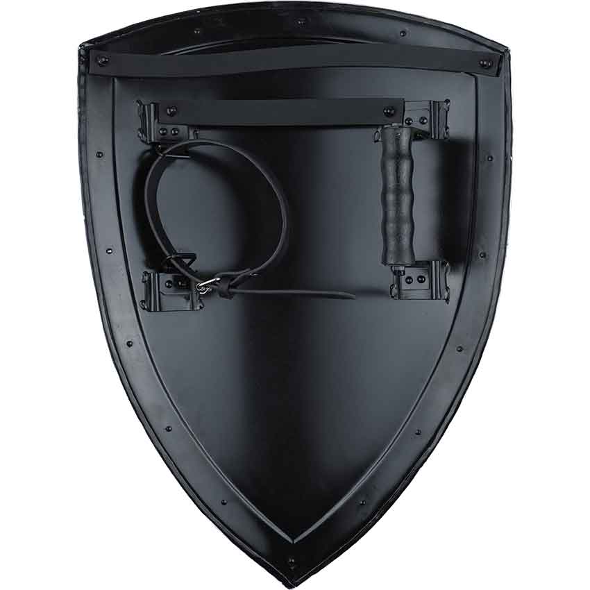 White Medieval Templar Heater Shield
