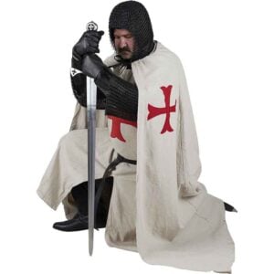 Mens Medieval Crusader Outfit with Chainmail