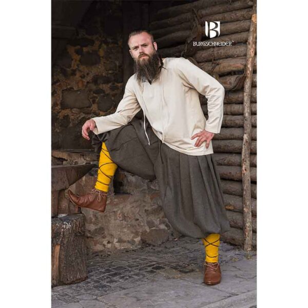 Borys Herringbone Viking Rus Pants