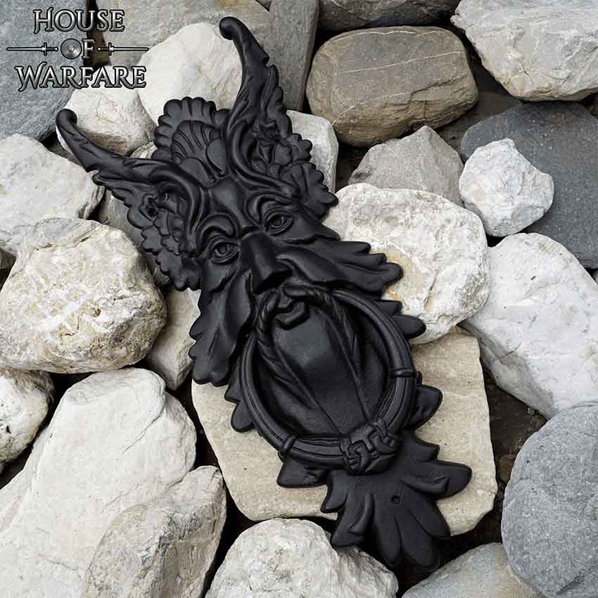 Cast Iron Greenman Door Knocker