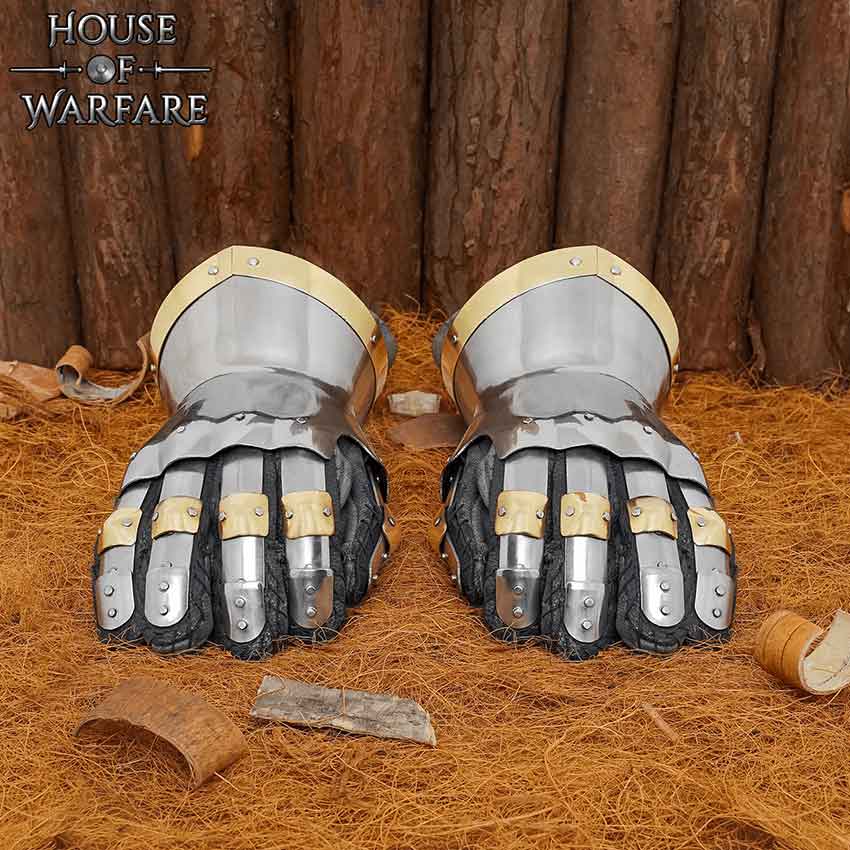 Classic 14th Century Hourglass Gauntlets for Kids