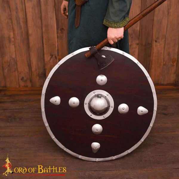 Studded Viking Wooden Shield