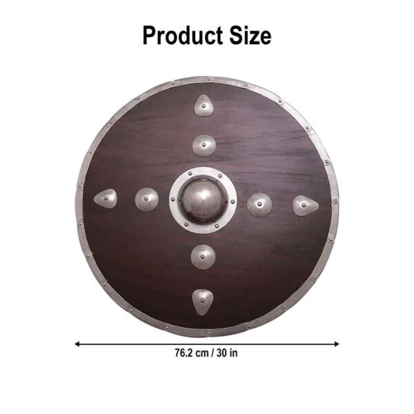 Studded Viking Wooden Shield