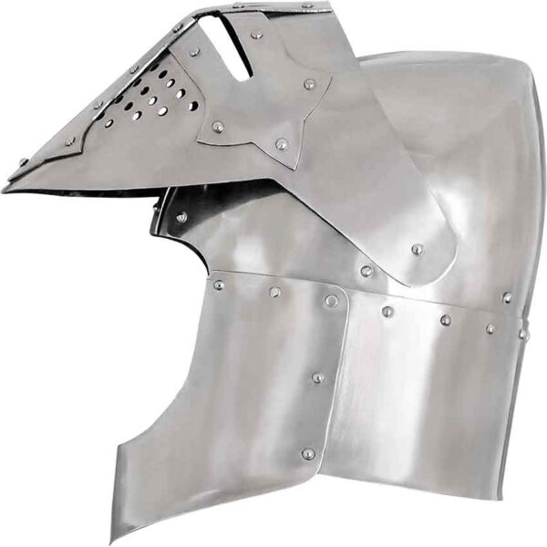 14th Century Visored Bascinet