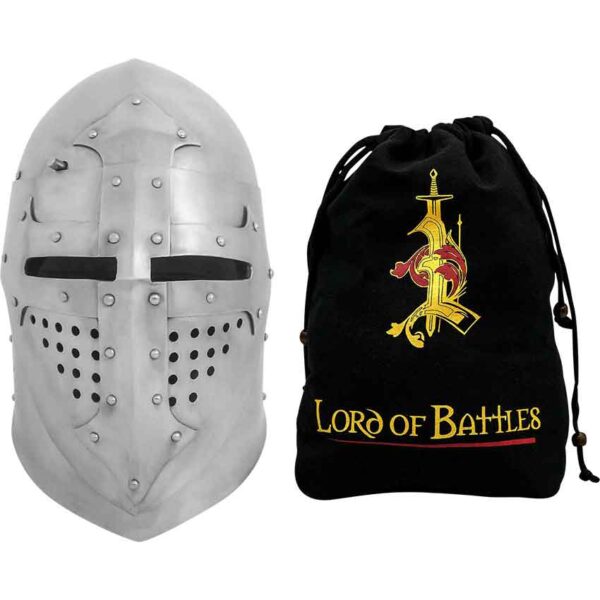 14th Century Visored Bascinet