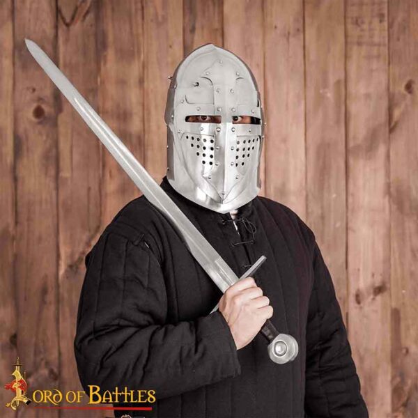14th Century Visored Bascinet