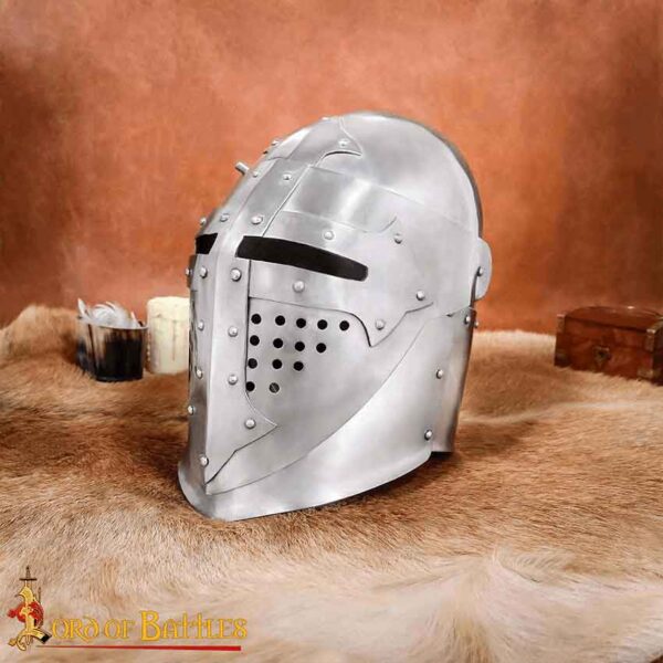 14th Century Visored Bascinet