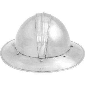 Medieval Soldier Kettle Helmet