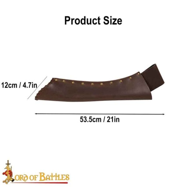 Artemis Leather Belt Quiver - Brown