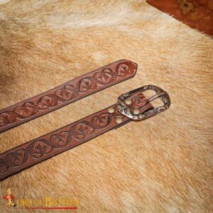 Dragoslav Embossed Noble's Belt - Brown