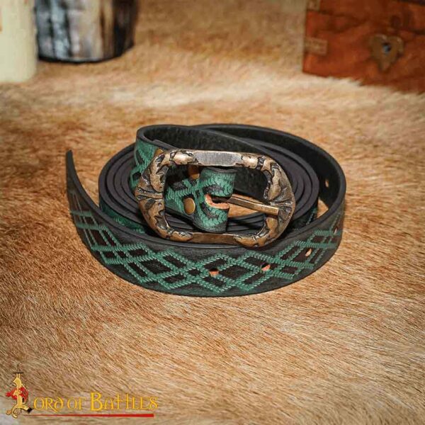 Ranger Leather Belt - Green