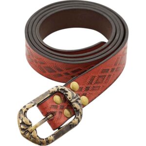 Ranger Leather Belt - Maroon