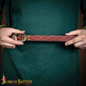 Ranger Leather Belt - Maroon