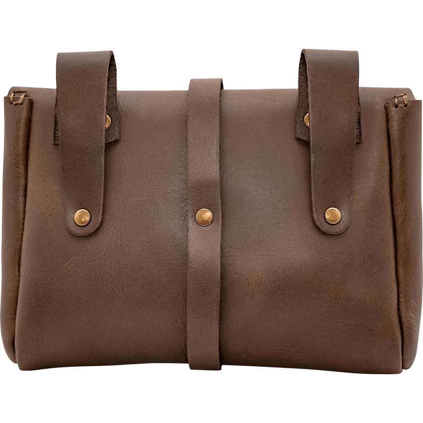 Alodie Late Medieval Belt Pouch - Brown