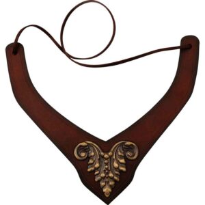 Regal Leather Neckband - Brown