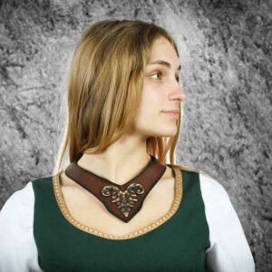 Regal Leather Neckband - Brown