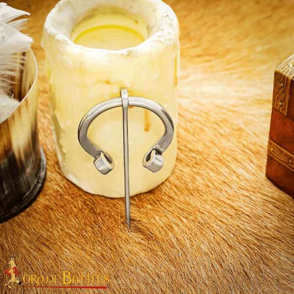Stainless Steel Medieval Cloak Pin