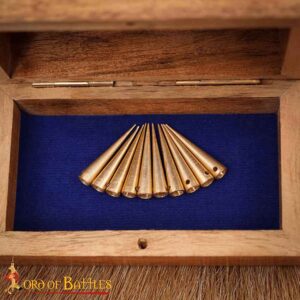 Brass Aiglets - Set of 10
