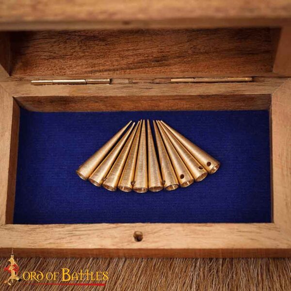 Brass Aiglets - Set of 10