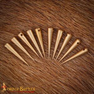 Brass Aiglets - Set of 10