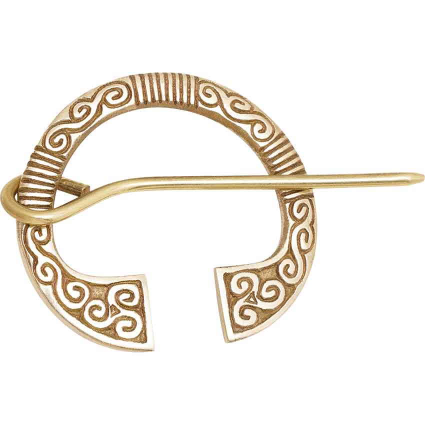 Triquetra Celtic Cloak Pin