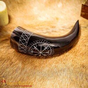 Wayfinder Vegvisir Drinking Horn