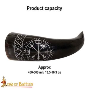 Wayfinder Vegvisir Drinking Horn