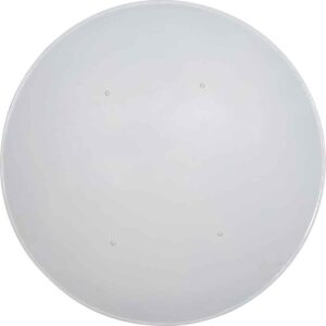 Round Steel Shield - White