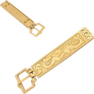 Brass Dragon Viking Belt Buckle