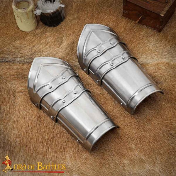 Medieval Fantasy Steel Bracers