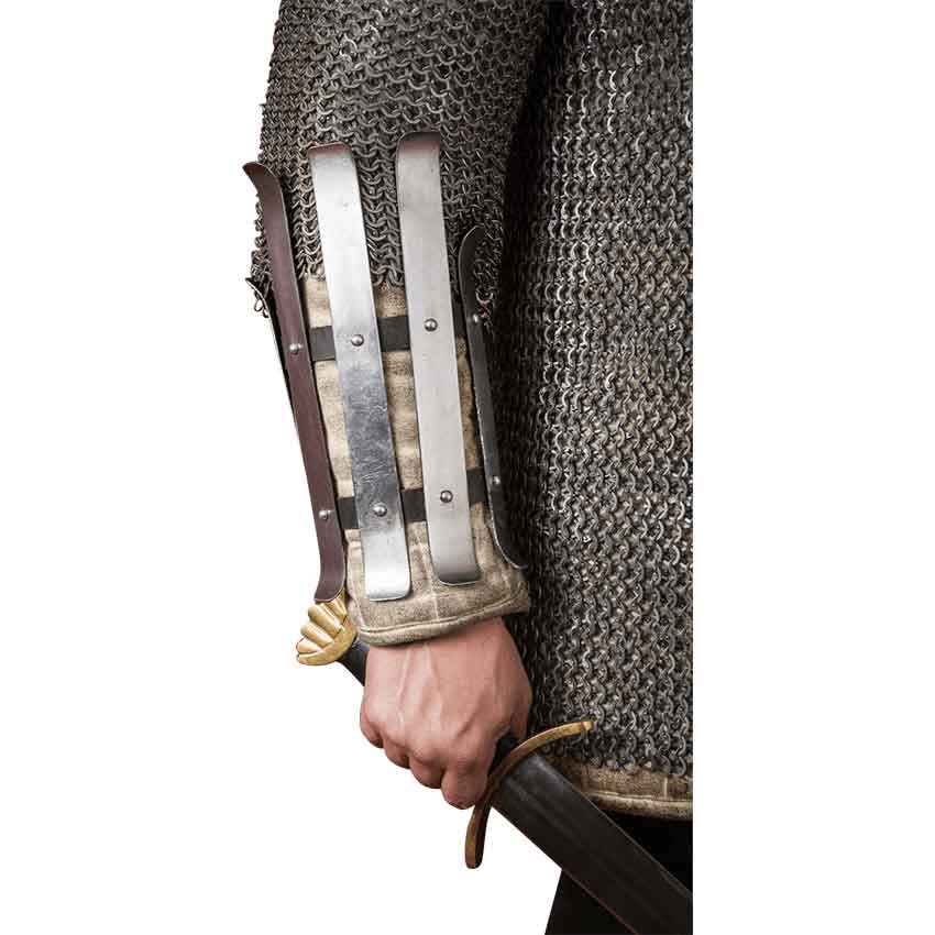 Viking Splint Bracers - Polished