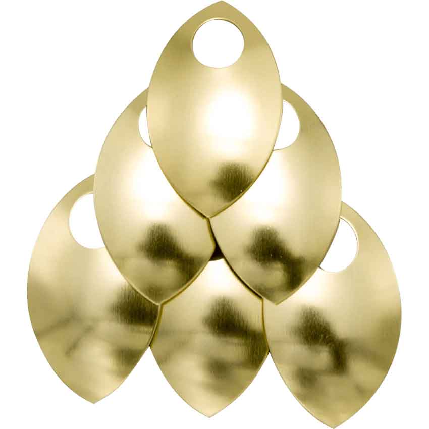 Polished Gold Aluminum Armour Scales