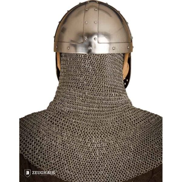 Spangenhelm with Face Guard - Polished