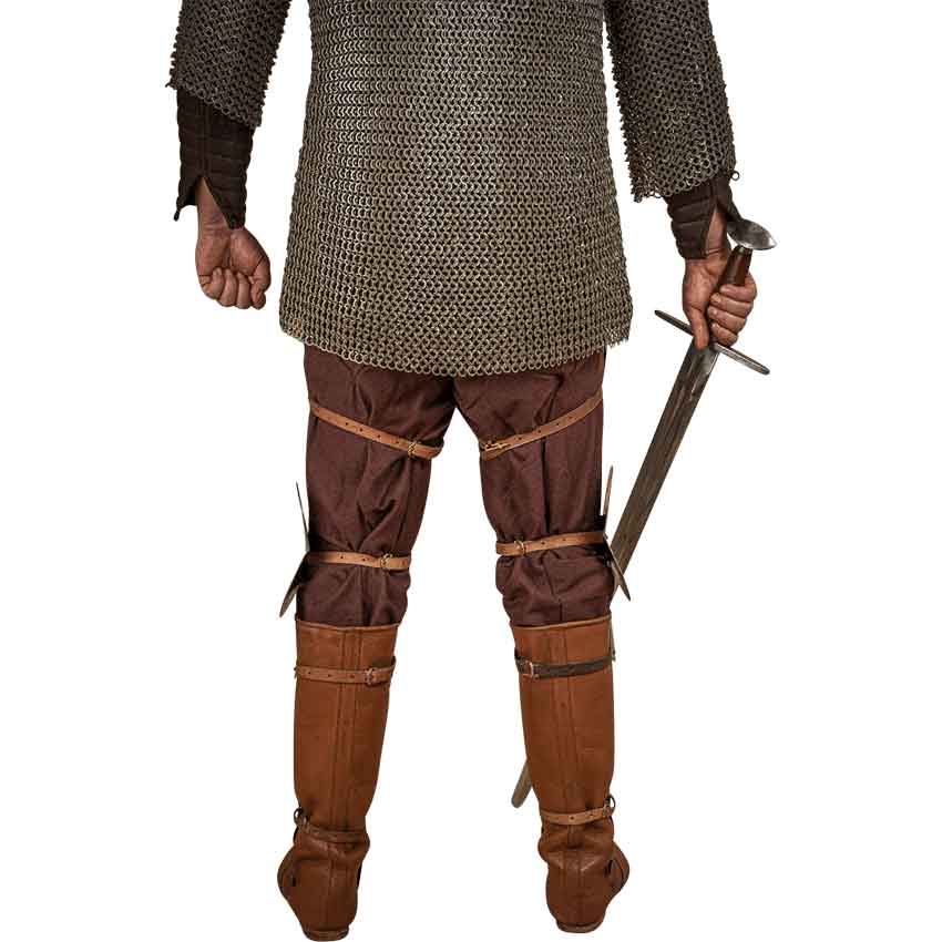 Steel Full Leg Armour - Polished