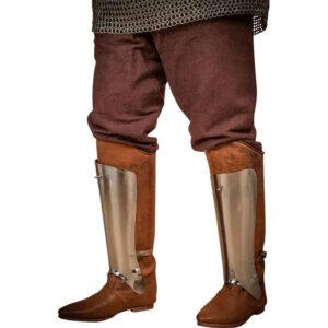 Steel Full Leg Armour - Polished